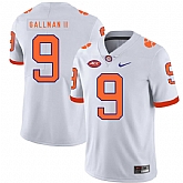 Clemson Tigers 9 Wayne Gallman II White Nike College Football Jersey Dzhi,baseball caps,new era cap wholesale,wholesale hats